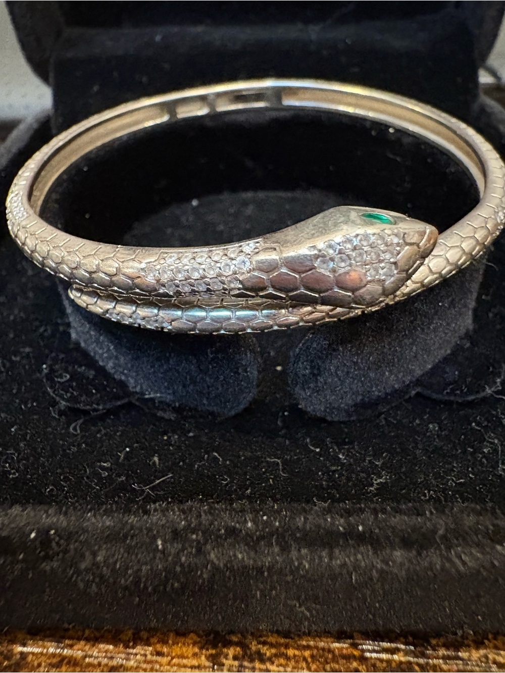 Sterling Silver 925 Snake Bracelet – 16g – Elegant Serpent Design